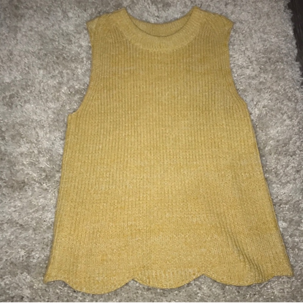 Ann Taylor Factory Know Yellow Tank